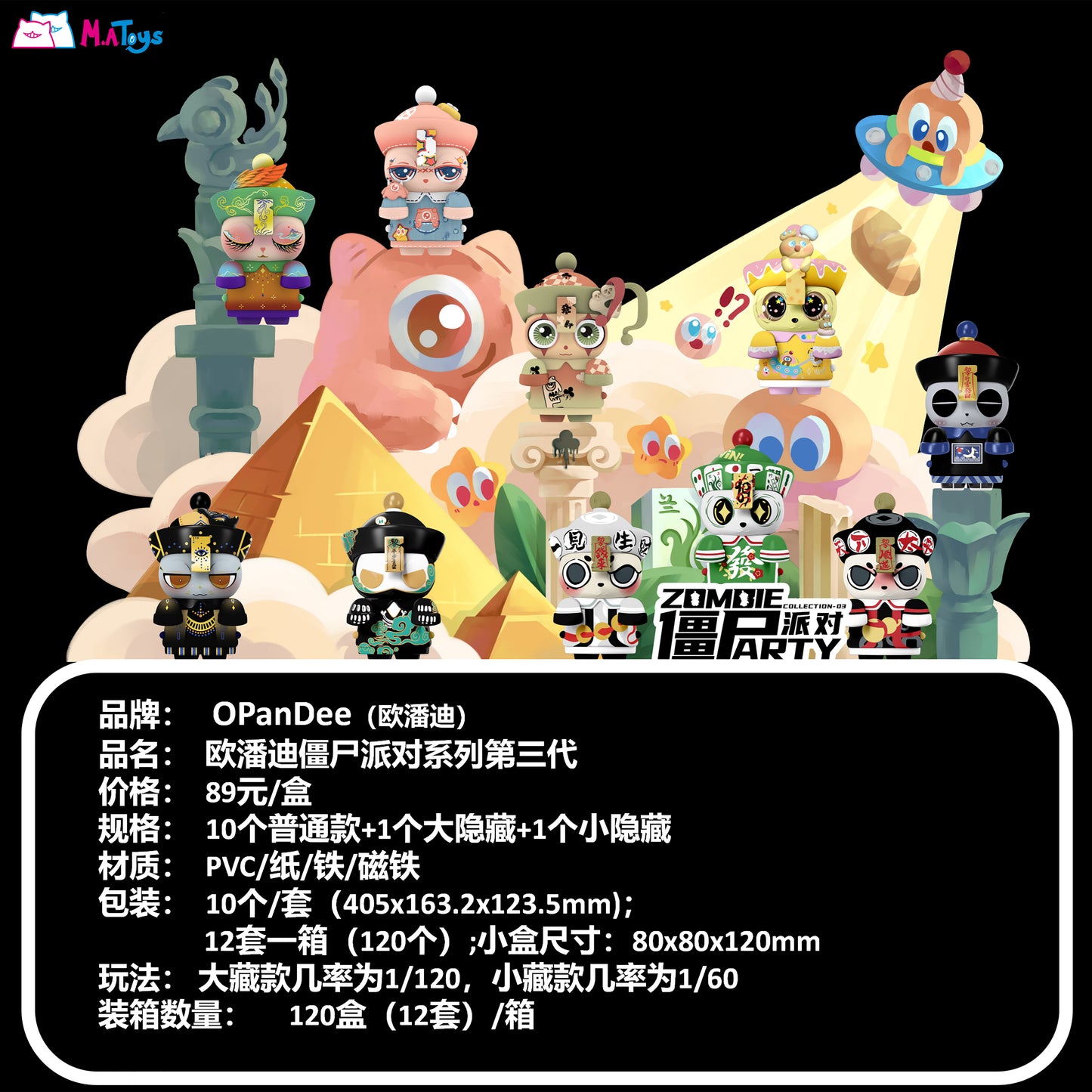 O Pan Dee - Zombie Party Collection 3 - Blind Box