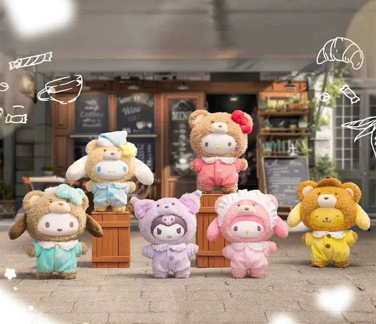 Sanrio Family – Latte Baby Plush Doll Series Keychain Blind Box