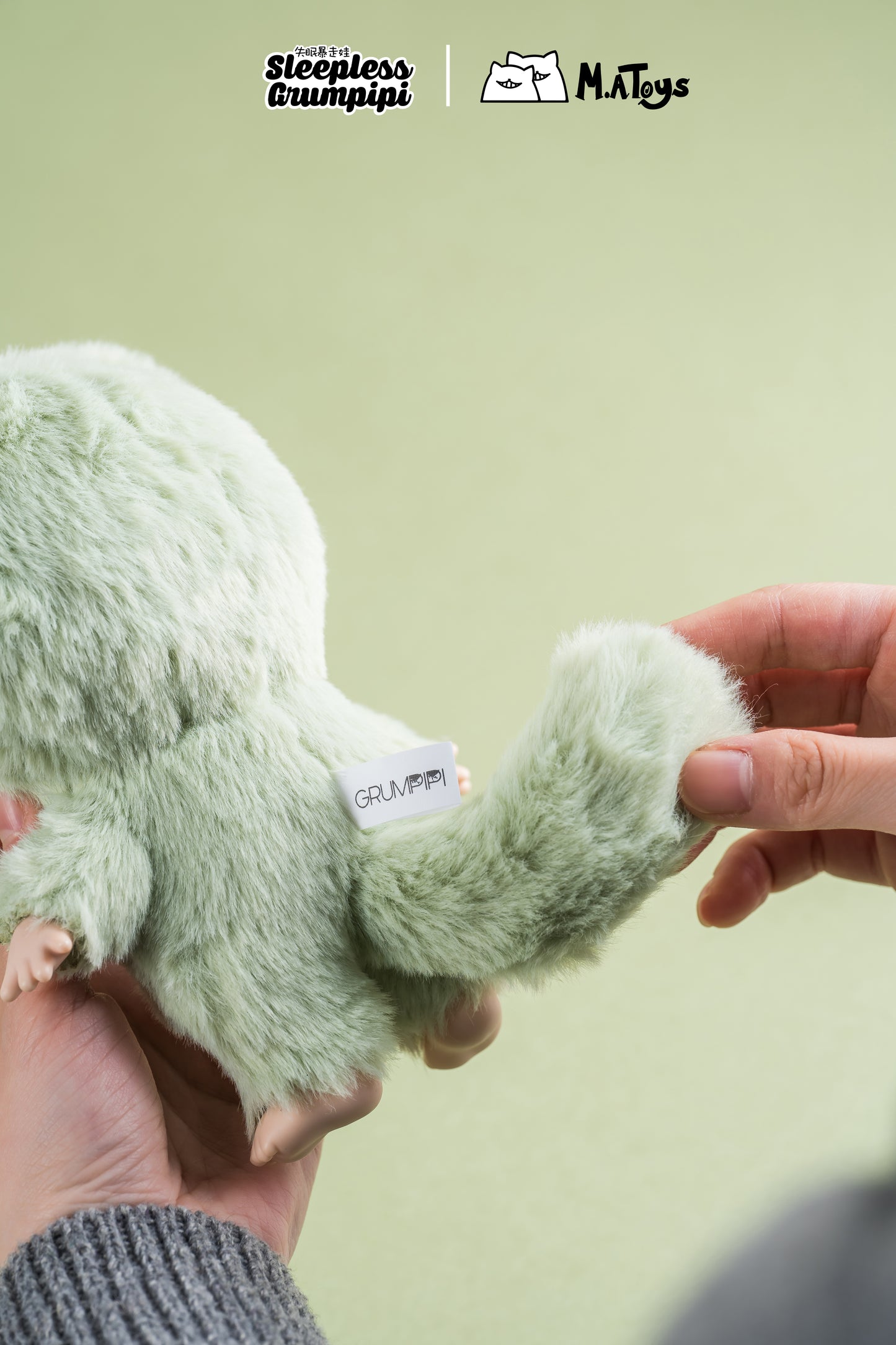 Sleepless Grumpipi Vinyl Face Plush Doll