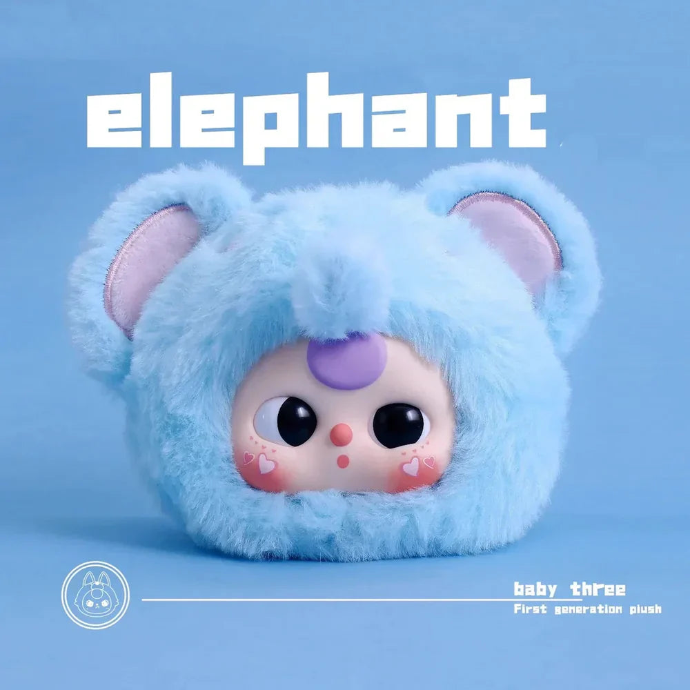 Baby Three First Generation Animal Plush Toy Blind Box