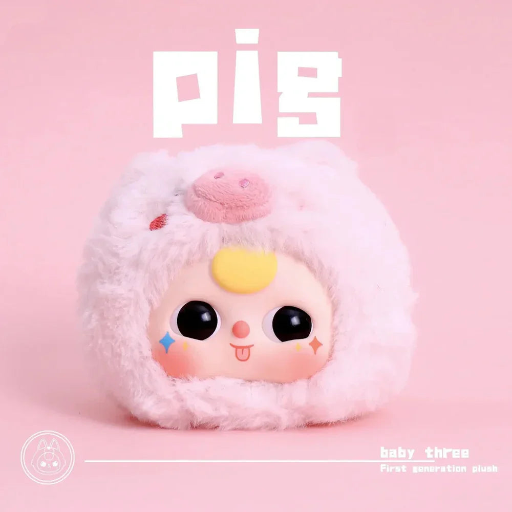 Baby Three First Generation Animal Plush Toy Blind Box