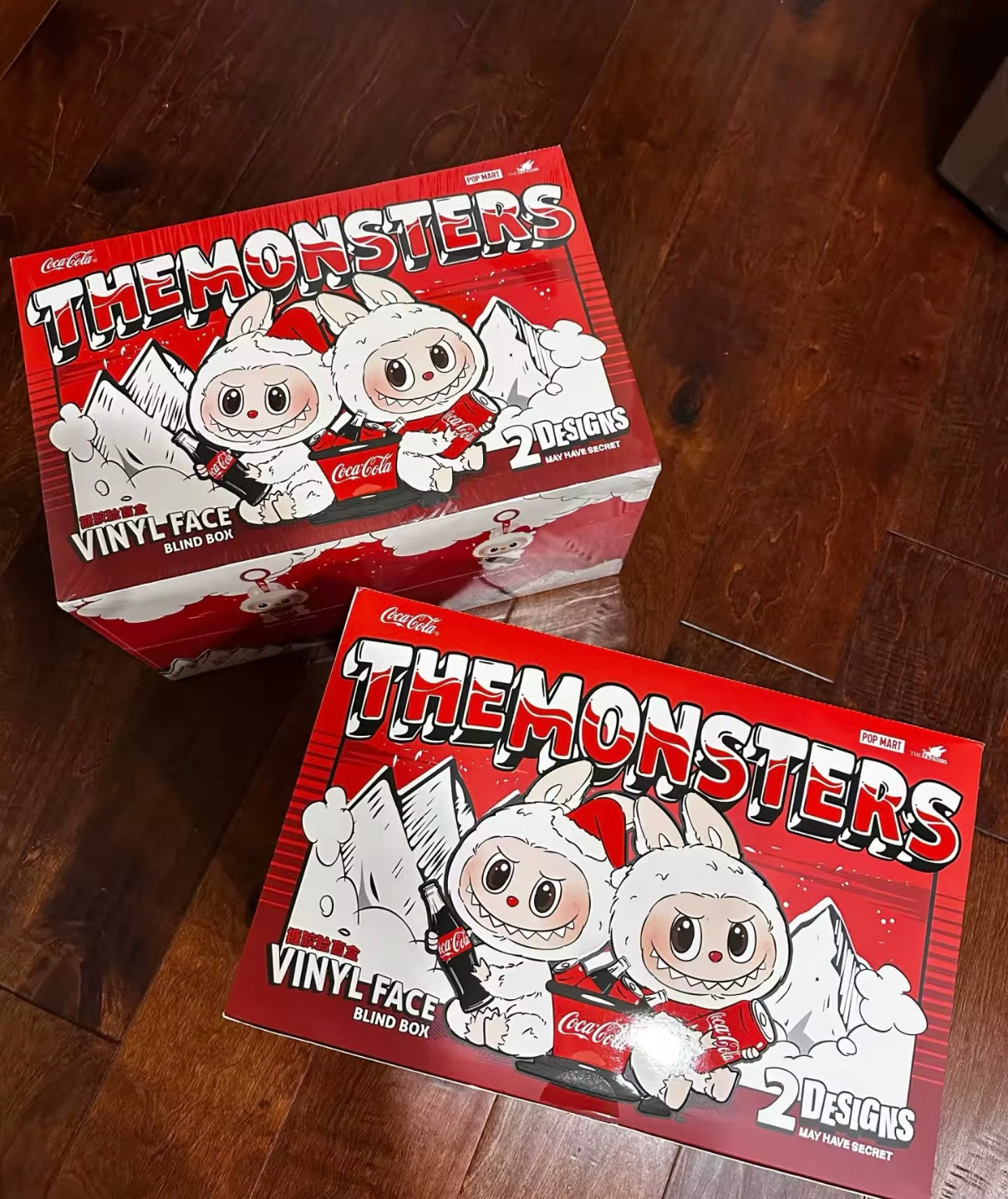 Labubu De monsters Coca Cola -serie vinylgezicht blind box