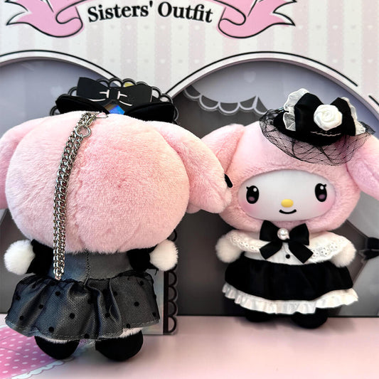 Sanrio Characters Sisters' Outfit Series Vinyl Plush KeychainBlind Box