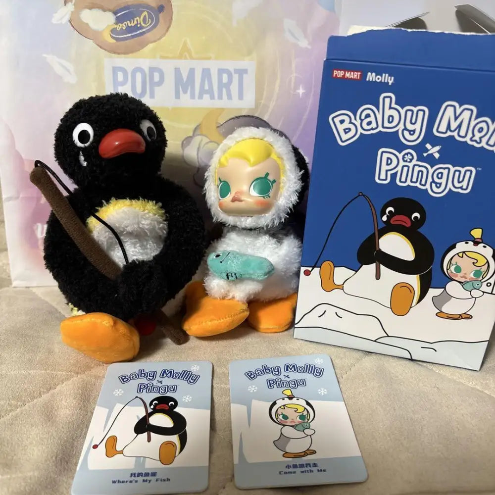 Baby Molly × Pingu - Happy Fishing Serie Blind Box - Surprey