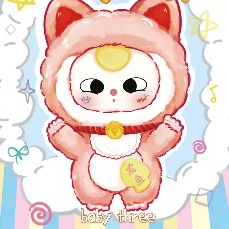 Baby Three Billionaire Cat Plush Series Blind Box - Surprey