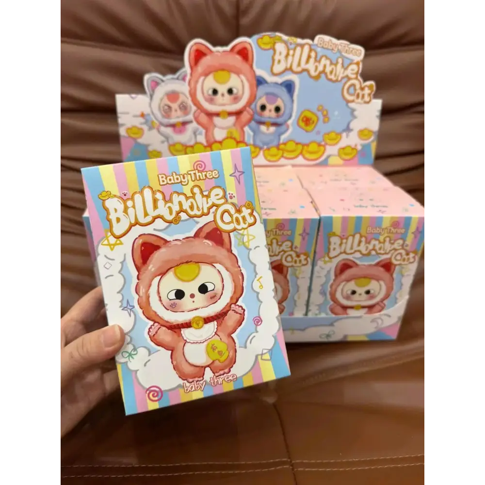 Baby Three Billionaire Cat Plush Series Blind Box - Surprey