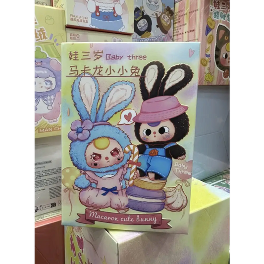 Baby Three Rabbit Macaron Cute Bunny - Blind Box - Surprey