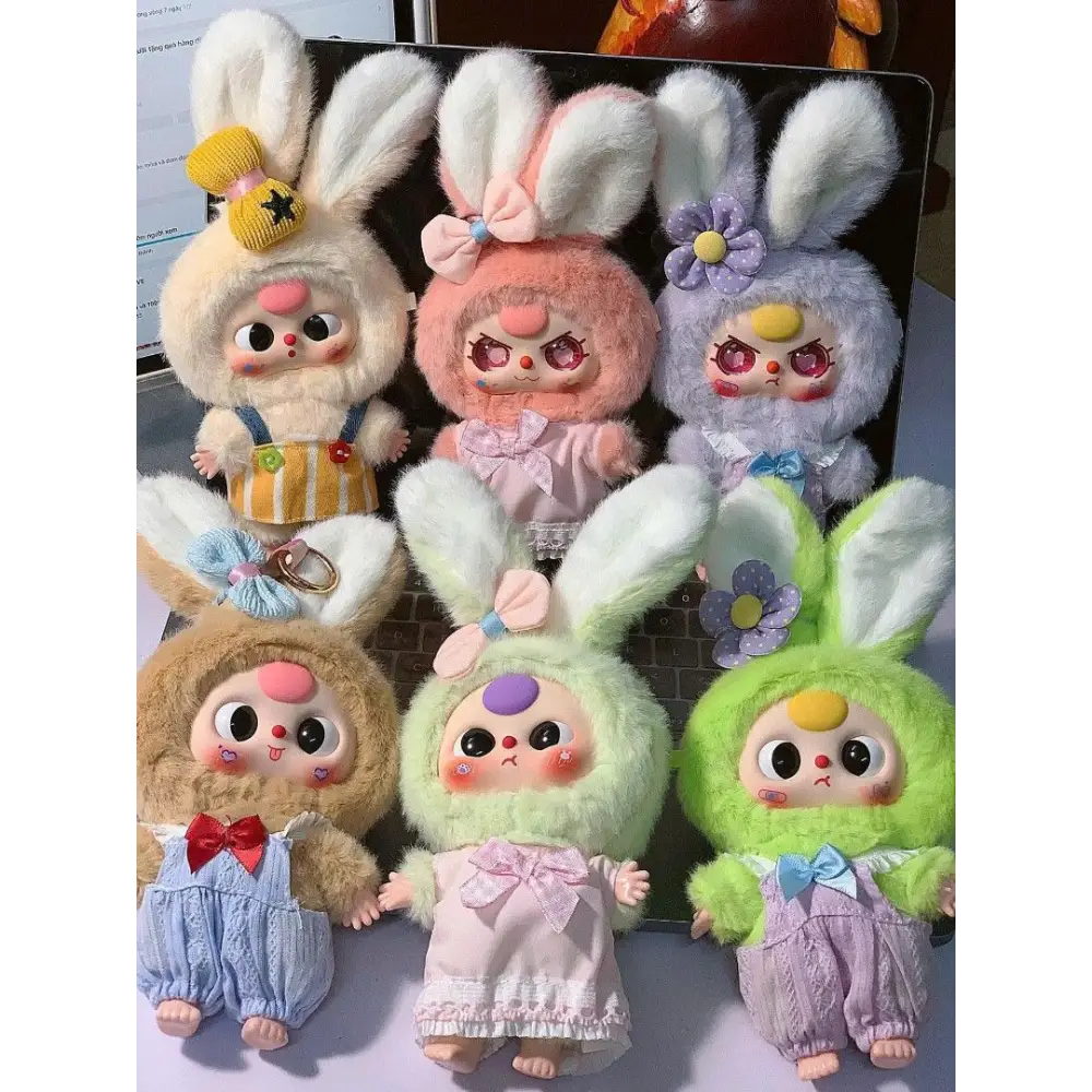Baby Three Rabbit Macaron Cute Bunny - Blind Box - Surprey