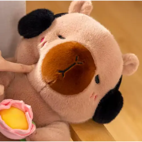Capybara cuddly toy with headphones - Surprey