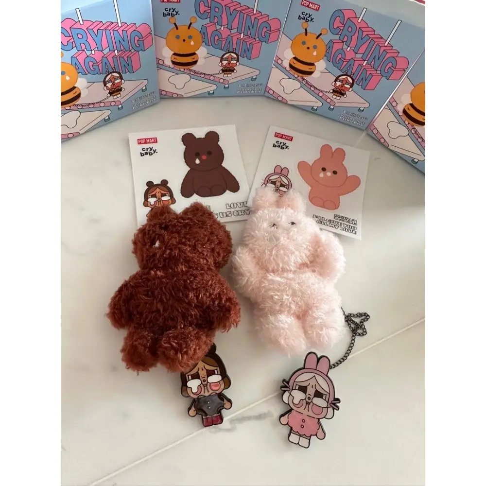 CRYBABY Crying Again Series – Plush Badge Blind Box - Surprey