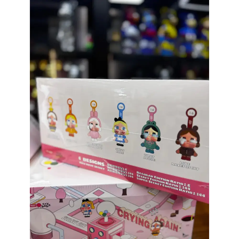 CRYBABY - Crying Again Series Vinyl Face Plush Opened - Surprey