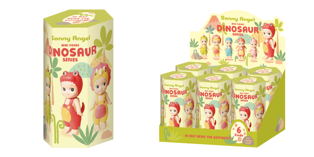 Serie de dinosaurio de Sonny Angel original