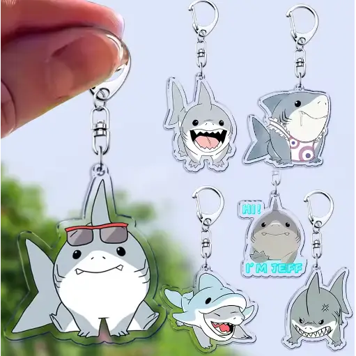 Jeff The Land Shark Keychain - Surprey