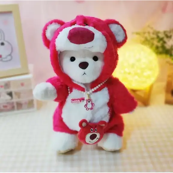 Kissa-Teddy® in pink bear costume - Surprey