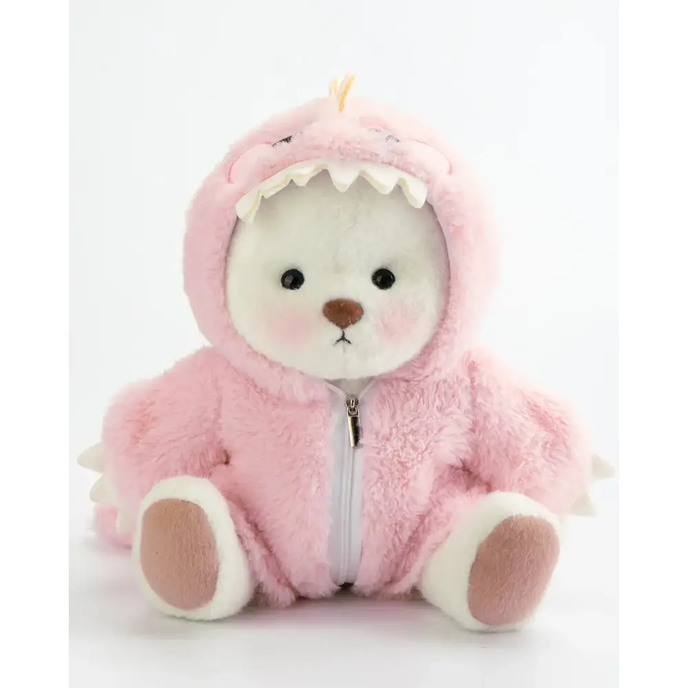 Kissa-Teddy® in pink Dino costume - Surprey
