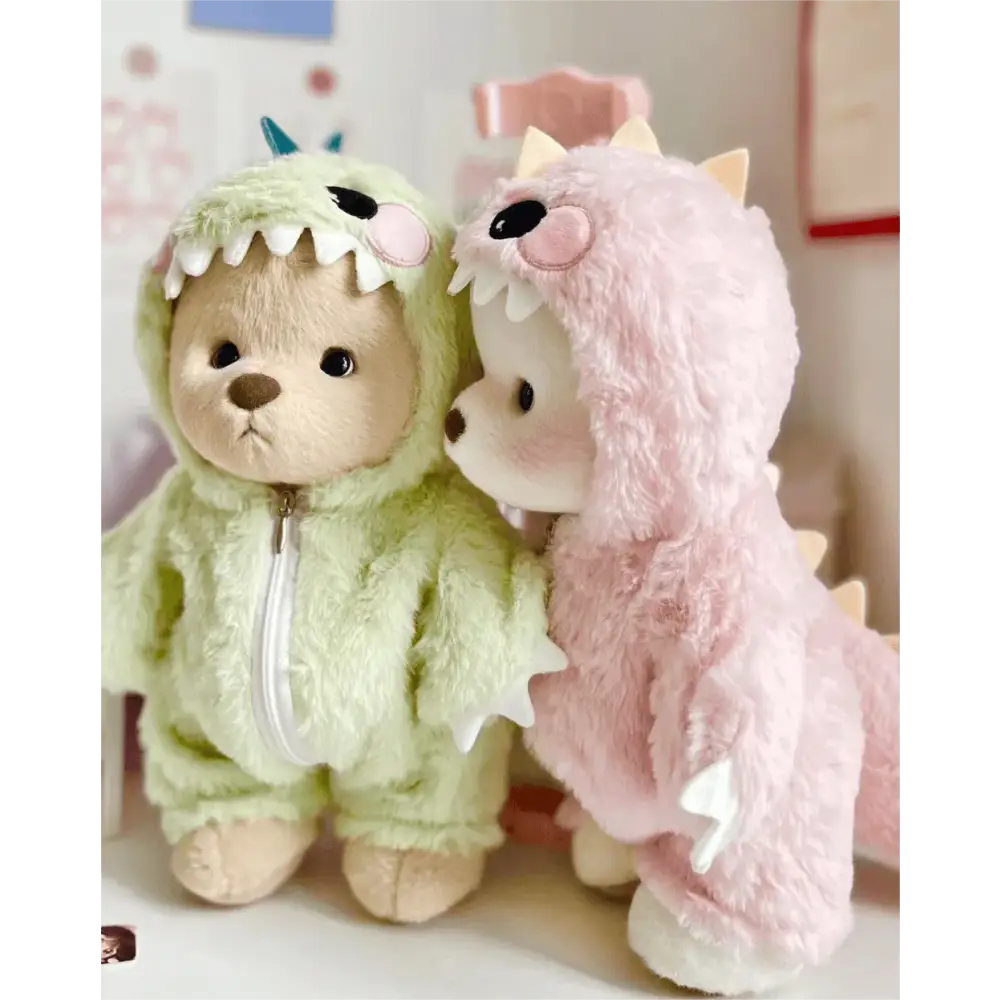 Kissa-Teddy® in pink Dino costume - Surprey