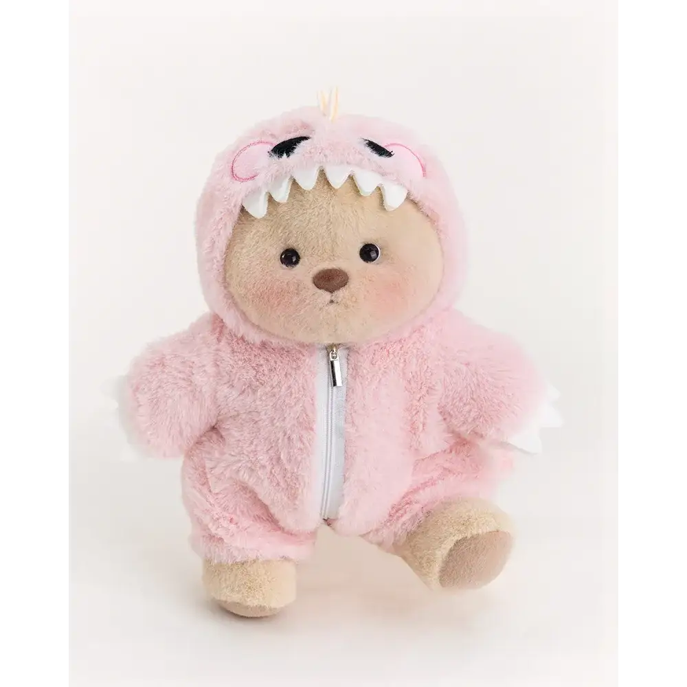 Kissa-Teddy® in pink Dino costume - Surprey