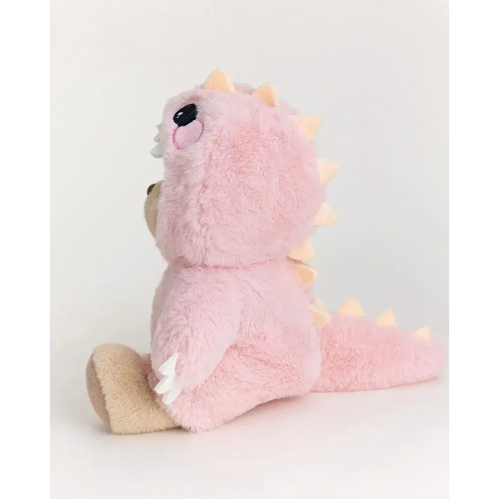 Kissa-Teddy® in pink Dino costume - Surprey