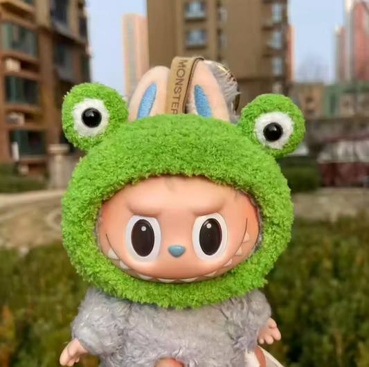 Labubu Homemade Deluxe Outfit Series 34: ZooBubu - Frog / Standing Posture - Dekoration
