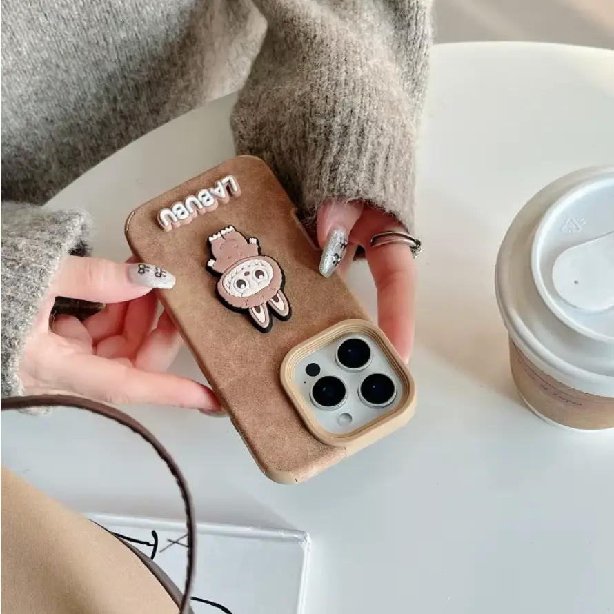 Labubu Phone Case Brown - Surprey