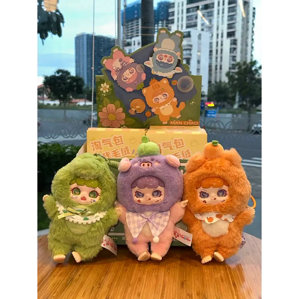 MANCHAO Mischievous Imp Plush Dolls Keychains - Surprey