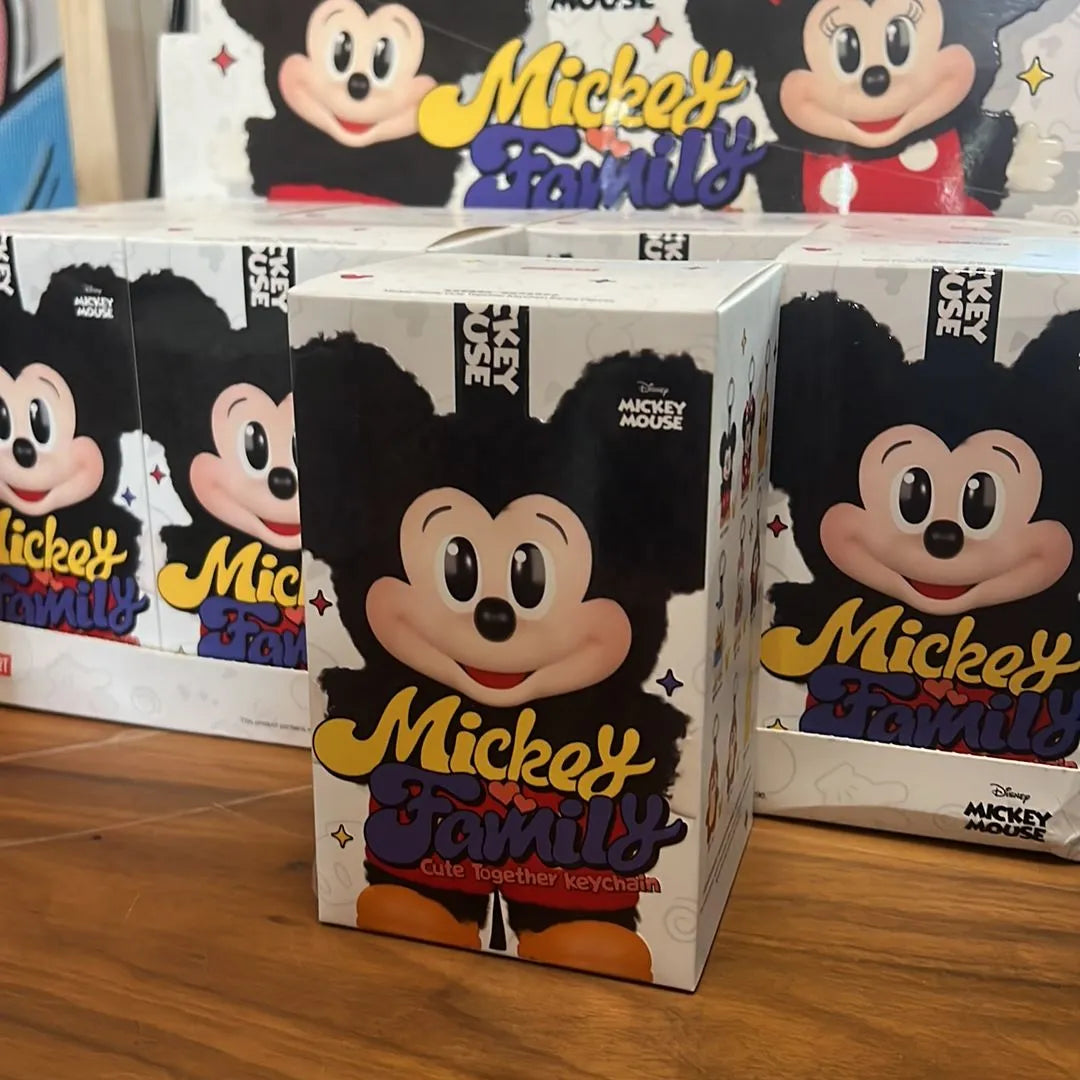 Mickey Family Together Series Plush Keychain Blind Box