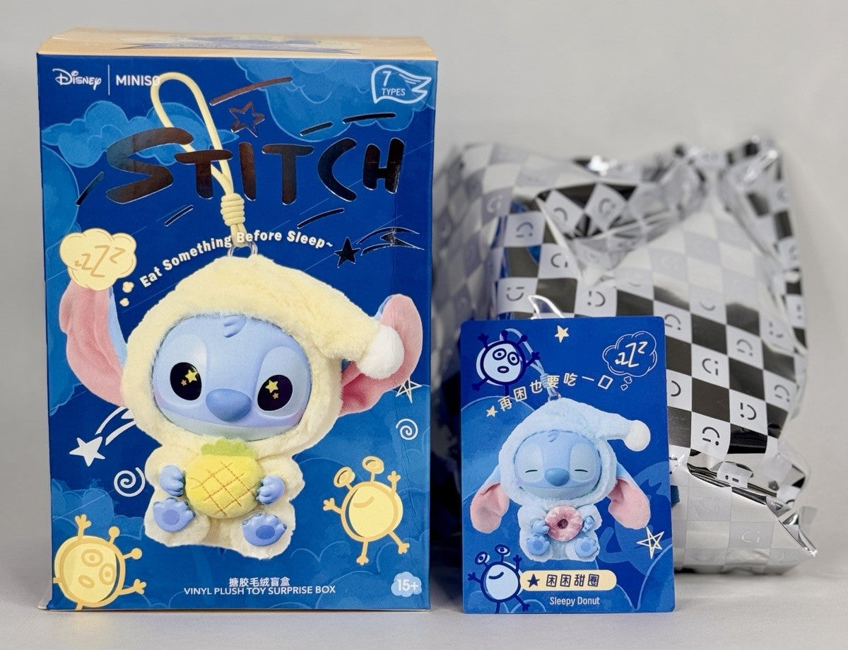 Miniso Stitch – ’Eat Something Before Sleep’ Series Blind Box - BlindBOX