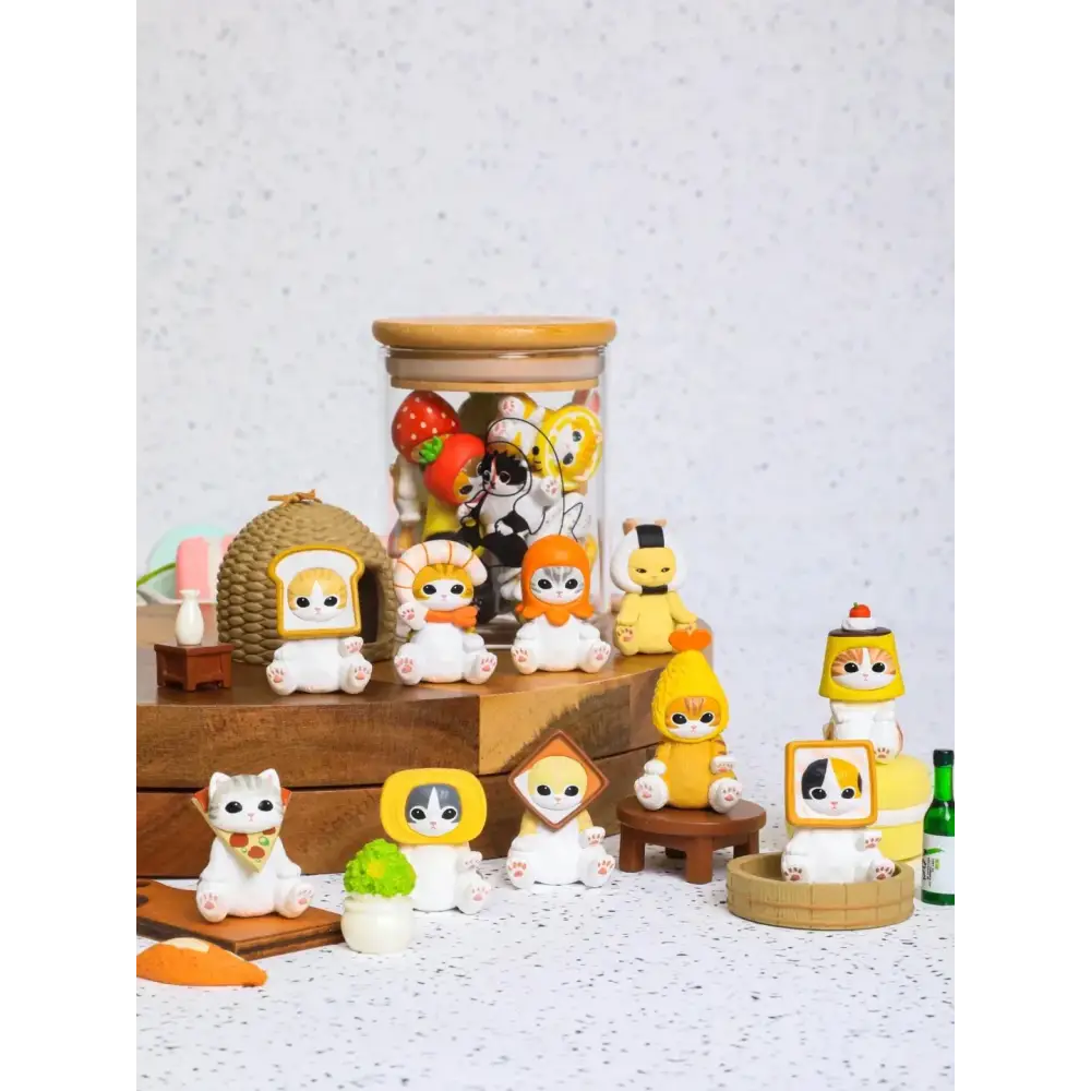 Mofusand Food Costume Blind Box Figures - Surprey