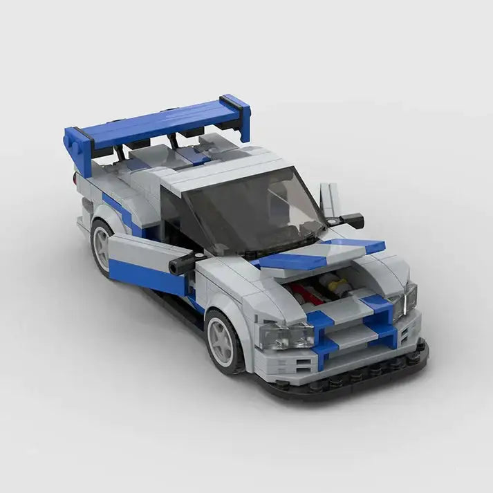 Nissan Skyline R34 building block car - Surprey