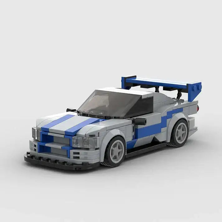 Nissan Skyline R34 building block car - Surprey