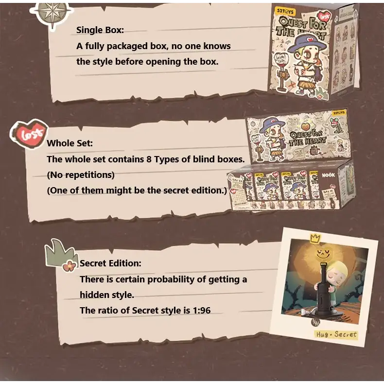 Nook Quest For The Heart Series Blind Box - Surprey