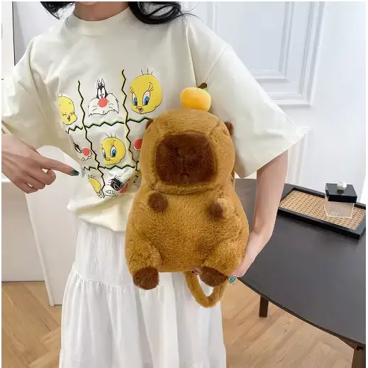 Plush Backpack Capybara - Surprey