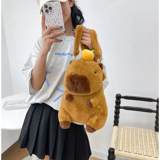 Plush Backpack Capybara - Surprey