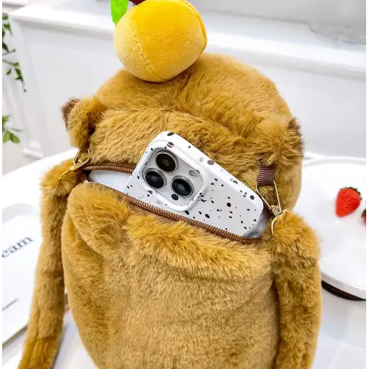 Plush Backpack Capybara - Surprey