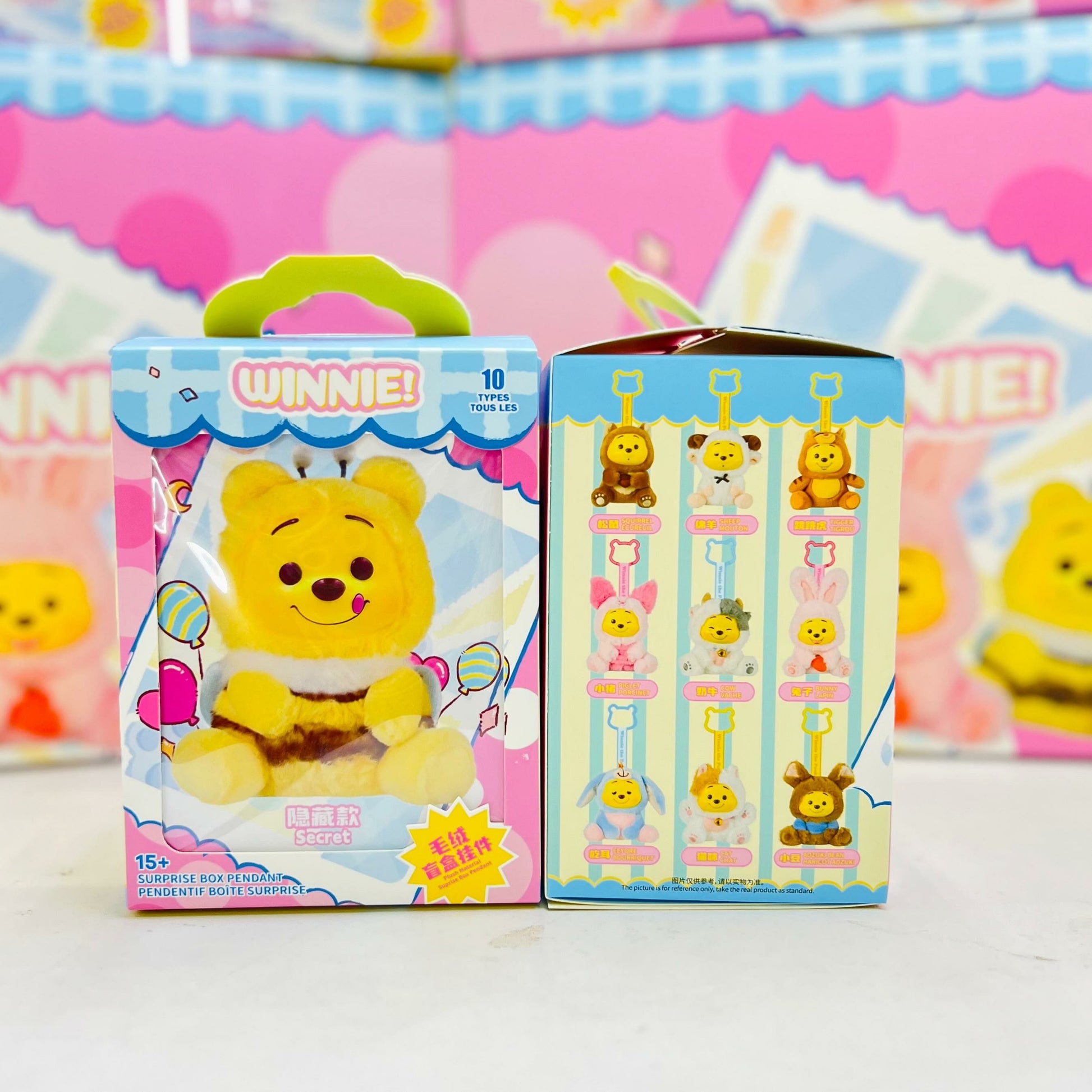 Miniso Disney Winnie the Pooh Series Naughty Party Vinyl Plush Blind Box - BlindBOX