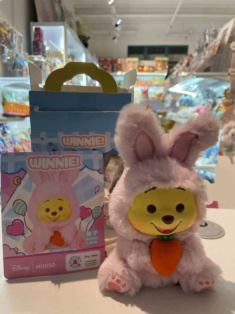 Miniso Disney Winnie the Pooh Series Naughty Party Vinyl Plush Blind Box - BlindBOX