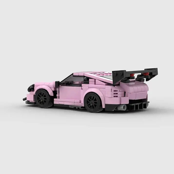 Porsche 911 GT3 Pink Edition building block car - Surprey