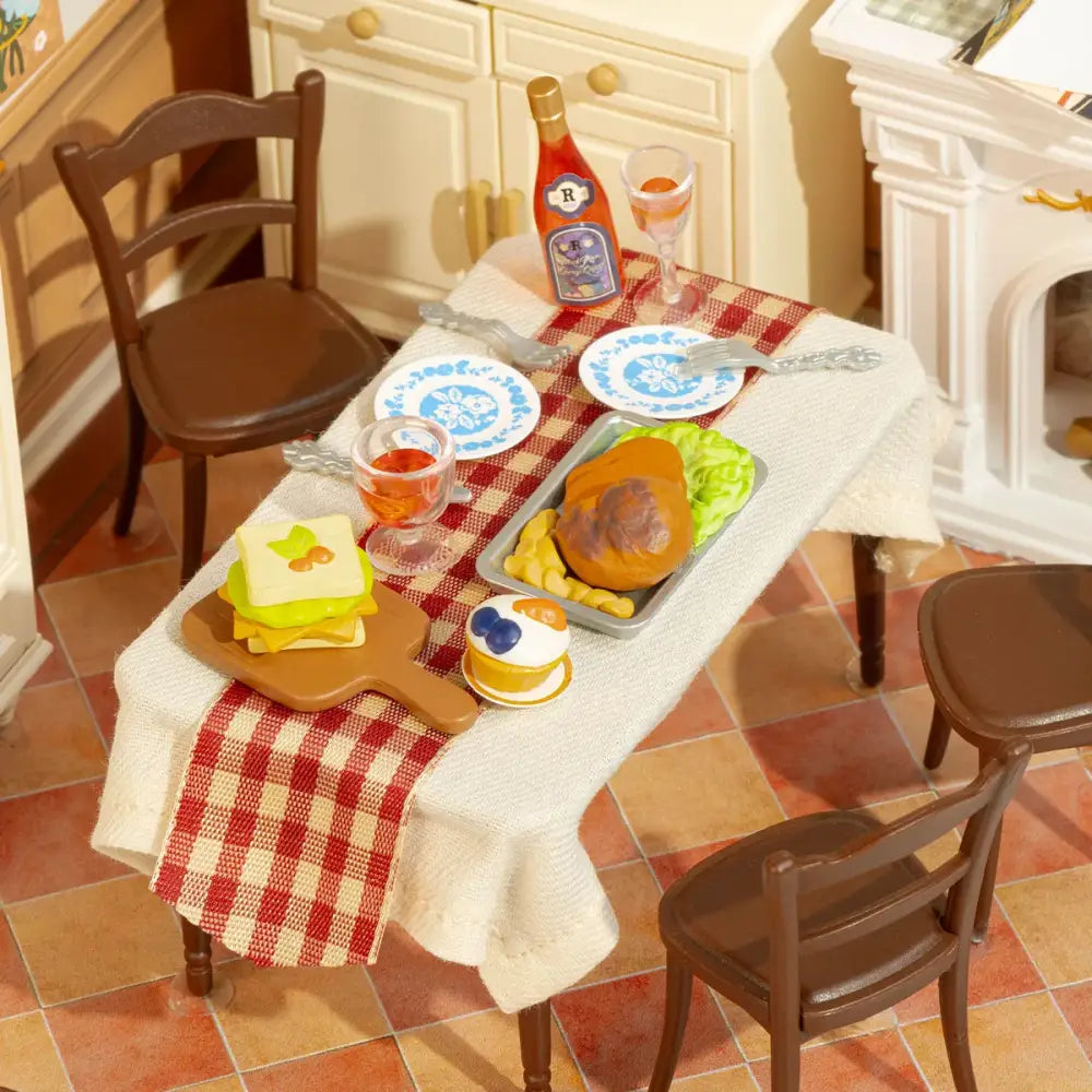 Rolife Miniature House – Warm Dining Room DW015B - Surprey