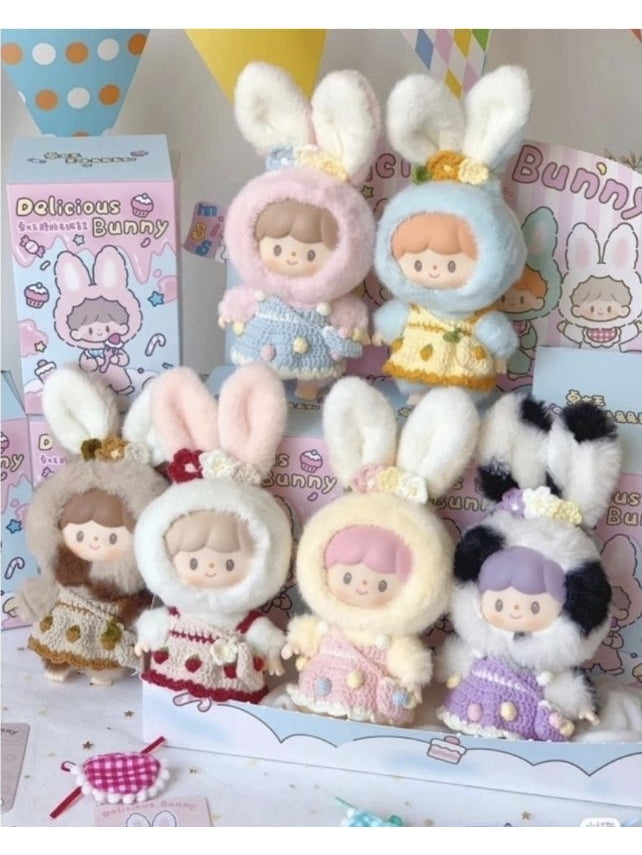 Zoton Delicious Bunny Series en vinyle Plush Blind Boîte