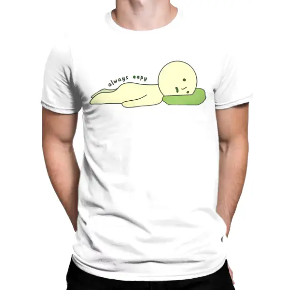 SMISKI T-Shirt Always Sleepy - Surprey