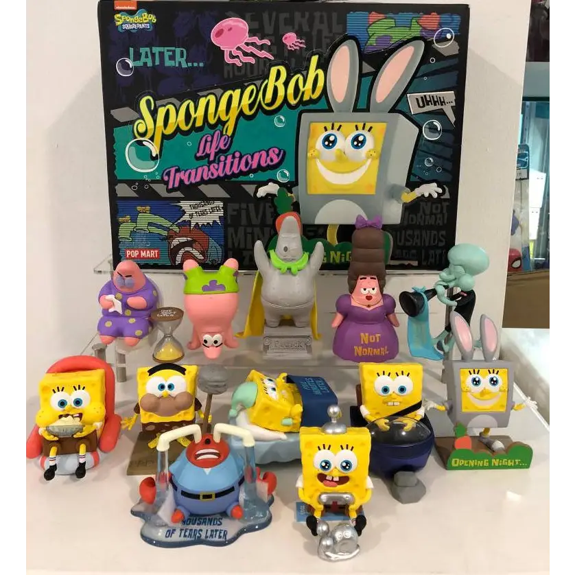 SpongeBob Life Transitions Series Figures Blind Box - Surprey