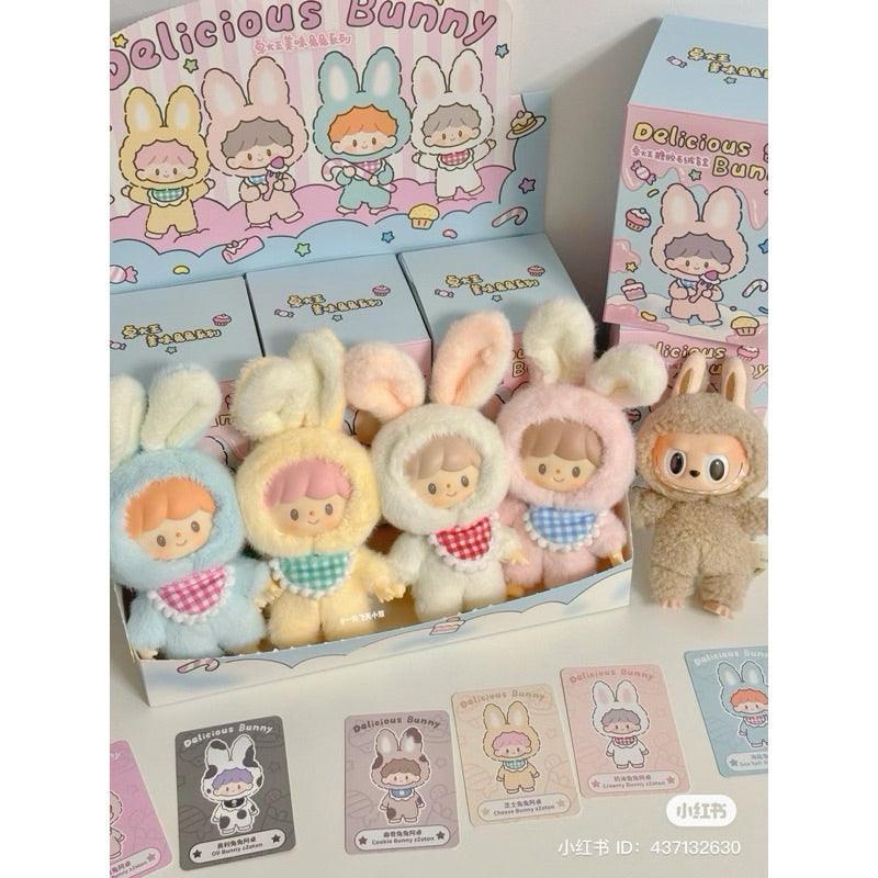 Zoton Delicious Bunny Series en vinyle Plush Blind Boîte