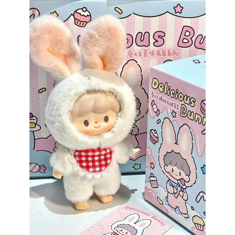 Zoton Delicious Bunny Series en vinyle Plush Blind Boîte