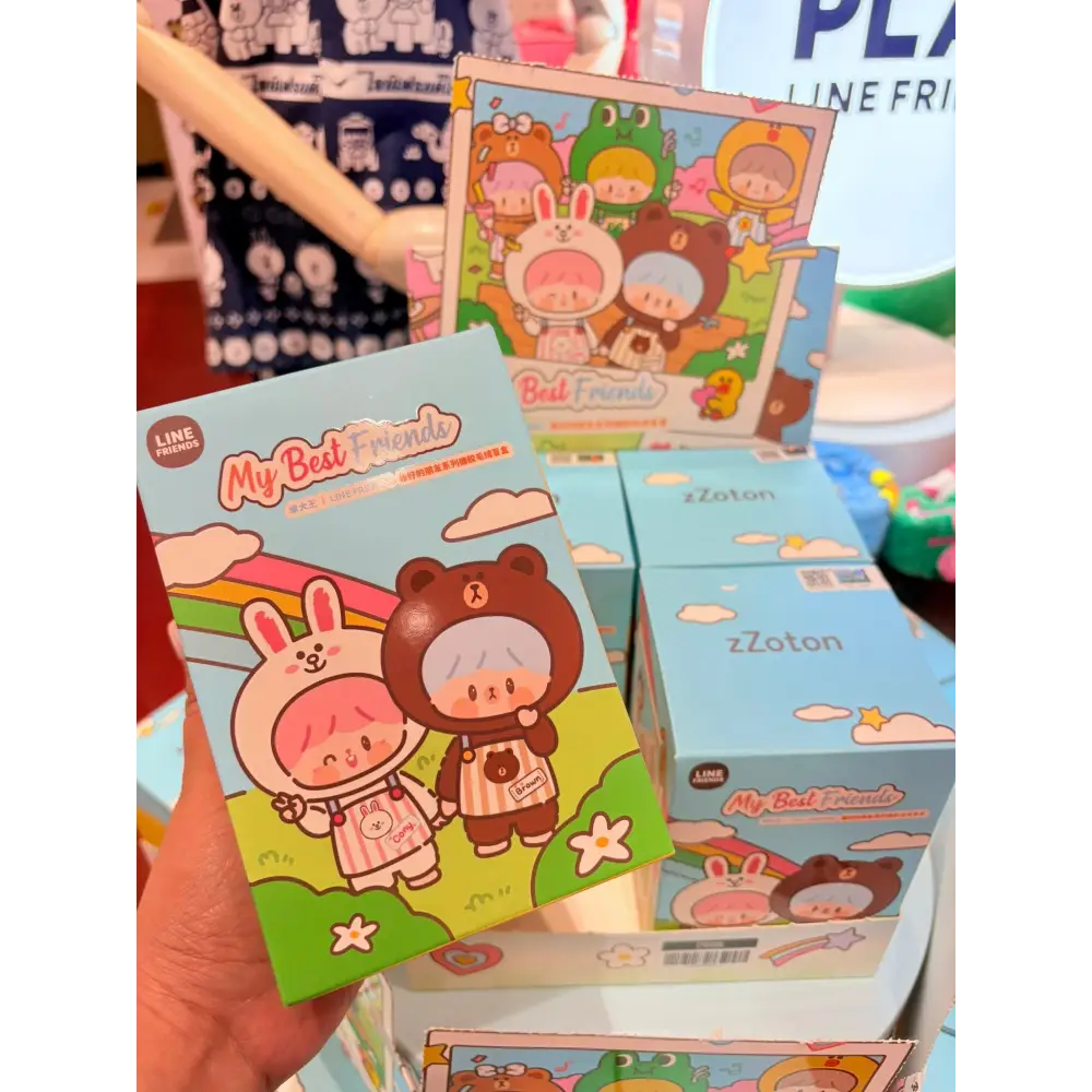 Zoton x LINEFRIENDS My Best Friends Series Plush Blind Box - Surprey