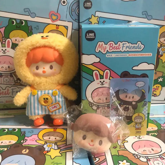 Zoton x LINEFRIENDS My Best Friends Series Plush Blind Box - Surprey