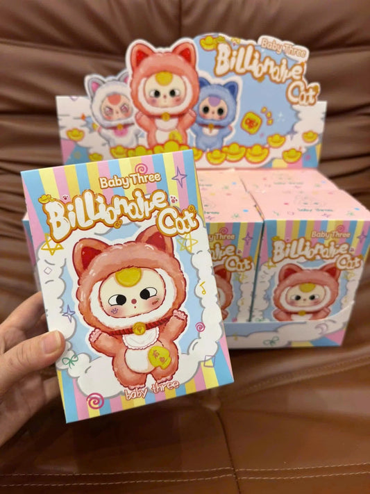 Baby Three Billionaire Cat Plush Series Blind Box