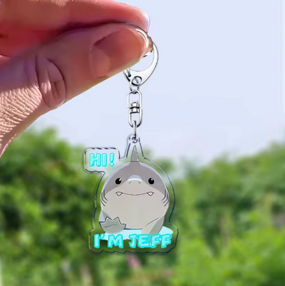 Jeff el llavero de tiburones terrestres