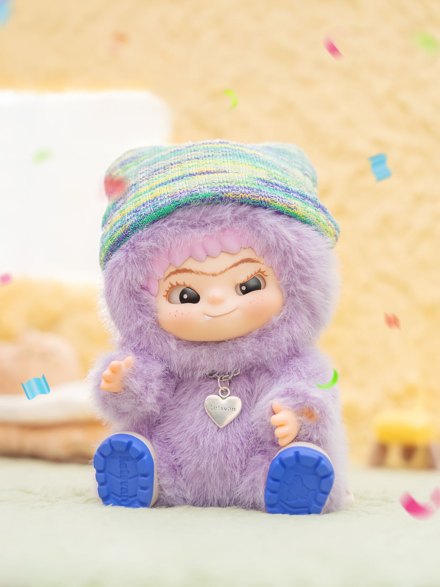 WAKUKU Fuzzy Trendy Fun Party – Pluchen Jaloezie <tc>Box</tc>