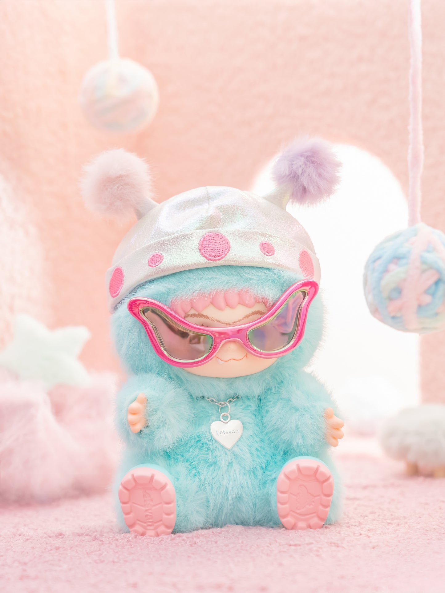 WAKUKU Fuzzy Trendy Fun Party – Pluchen Jaloezie <tc>Box</tc>