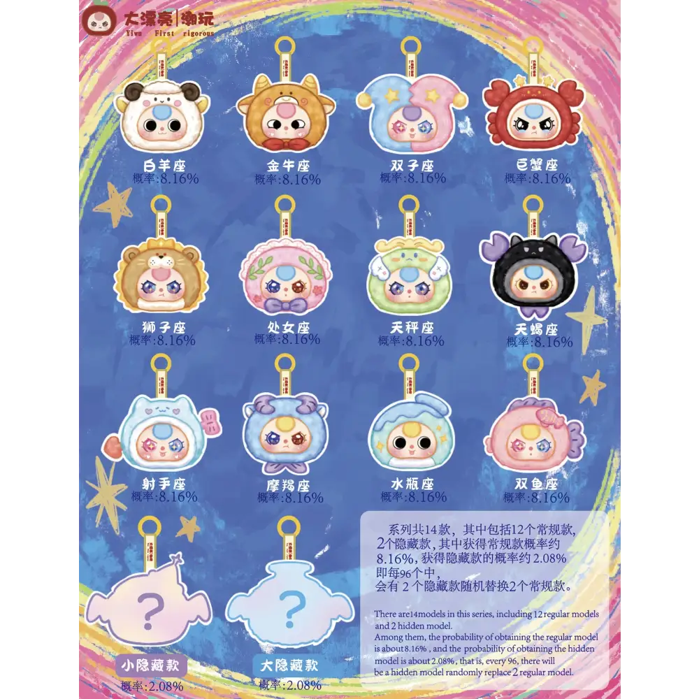 Baby Three 12 Constellations Series Blind Box - Surprey